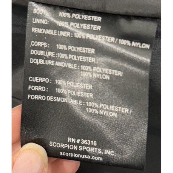 Scorpion EXO GET Stung Women's Sz XL Motorcycle Jacket Padded Black - Picture 8 of 16